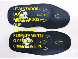 Palmilhas Ortopédicas Infantis para pés Supinados Palmilhas Ortopédicas Infantis para pés Supinados